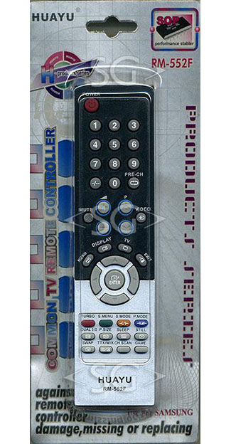 ����� �������������� ���������� ��� SAMSUNG universal RM-552F� (������ ���� AA59-00370A) �������
